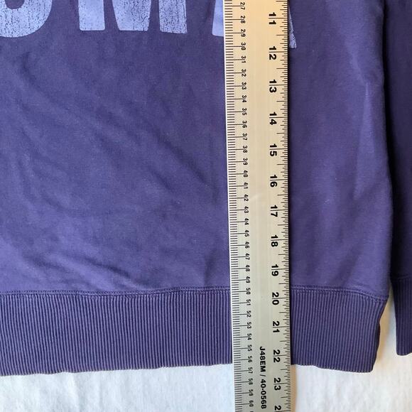 PUMA Women Long Sleeve Crewneck Sweatshirt Size M, Purple - Picture 3 of 8